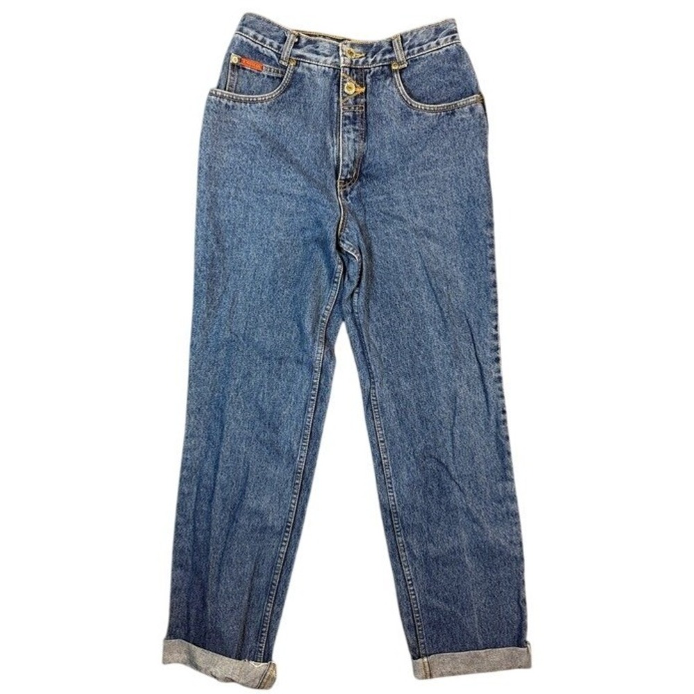 Lawman Western Vintage 90s High Waisted Tapered Leg Jeans Medium Wash Women 9/26